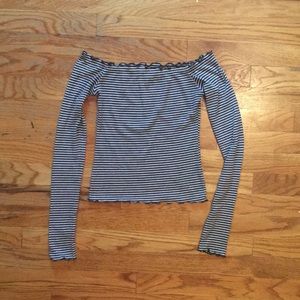 Hollister Strapless striped shirt